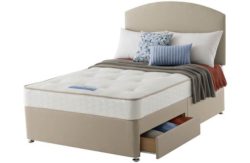 Sealy Revital Tufted Backcare Edge Kingsize 2 Drw Divan Bed